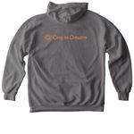 PACE Campout 2026, a Grey Comfort Colors Pullover Hoodie (back-view)