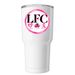 Team LFC, a White Insulated Tumbler