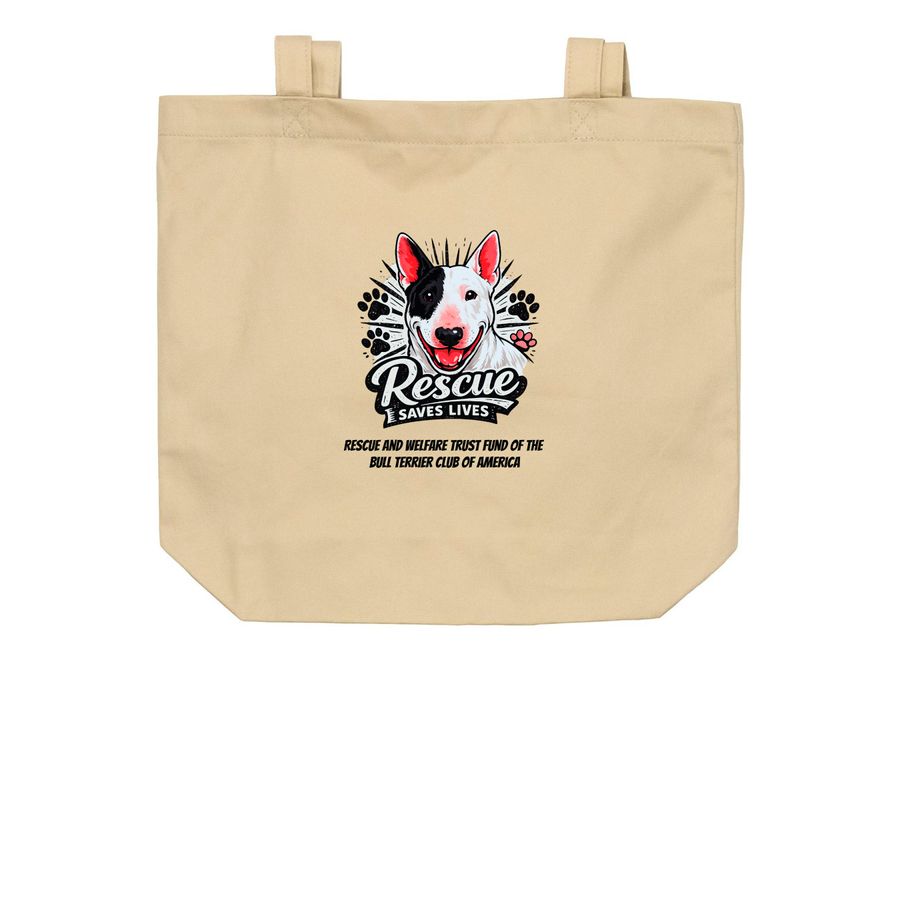 Rescue Saves Lives Tote Bags, a Oyster Organic Cotton Tote Bag