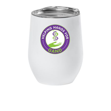 Wine Down for GAND, a White Insulated Wine Cup