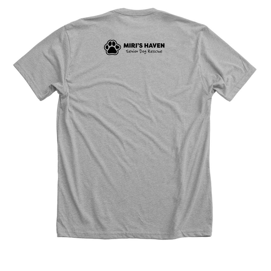 Oh Heck, a Athletic Heather Premium Unisex Tee (back-view)