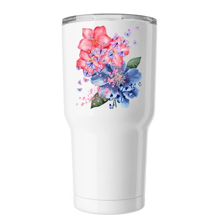 Fly Free, a White Insulated Tumbler