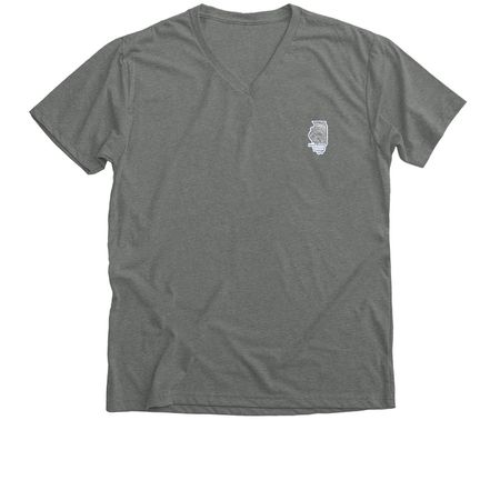 Woman of a Certain Rage, a Deep Heather Premium V-Neck Tee