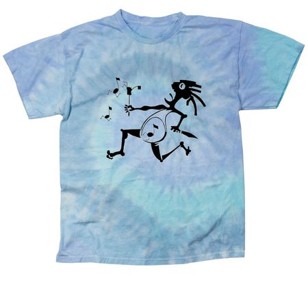Tie Dye Note Eater, a Lagoon Classic Tie Dye Tee