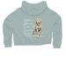 Skye Cropped Tees & Sweatshirts, a Sage Women?s Lightweight Cropped Hoodie (back-view)