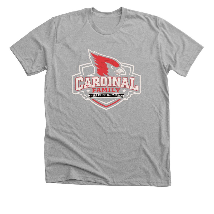 Cardinal Family&nbsp;, a Athletic Heather Premium Unisex Tee