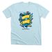 Water is life, a Heather Ice Blue Premium Unisex Tee