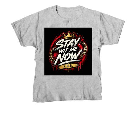 STAY WIT ME NOW MERCH&nbsp;, a Sport Grey Youth Unisex Tee
