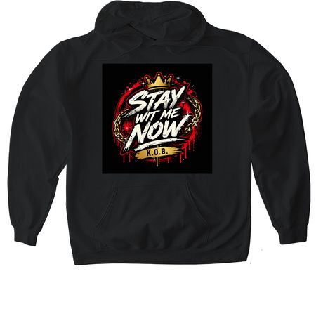 STAY WIT ME NOW MERCH&nbsp;, a Black Gildan Softstyle Pullover Hoodie
