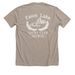 Fawn Lake Yacht Club, a Heather Stone Premium Unisex Tee (back-view)
