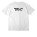 Paint the Gospel, a White Unisex Heavyweight Tee (back-view)