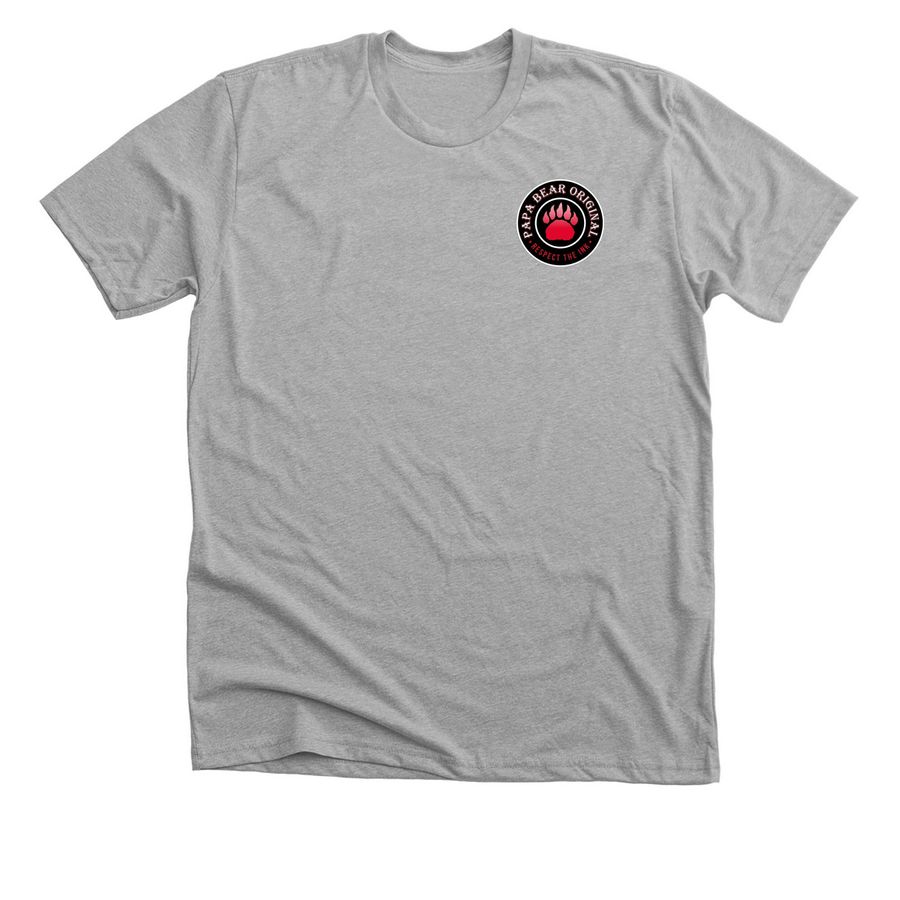 Respect the Ink, a Athletic Heather Premium Unisex Tee