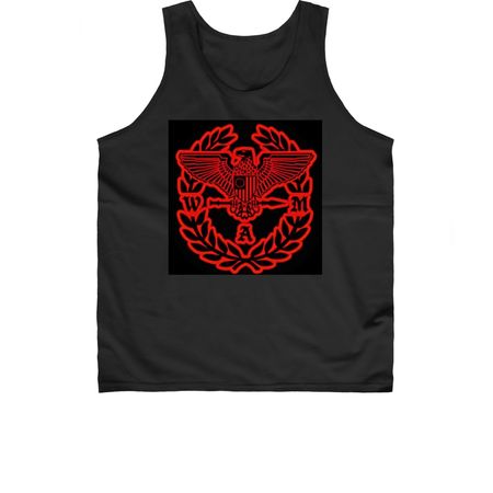 WAM TANKS, a Black Classic Unisex Tank Top