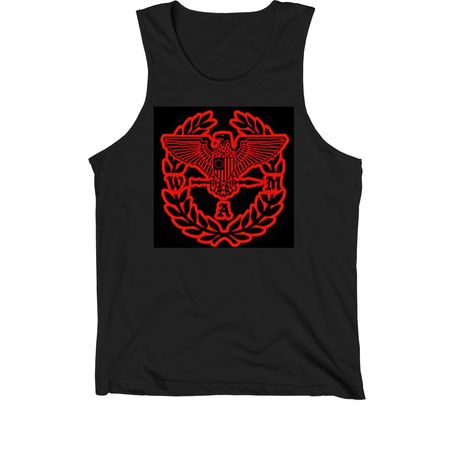 WAM TANKS, a Black Premium Cotton Tank