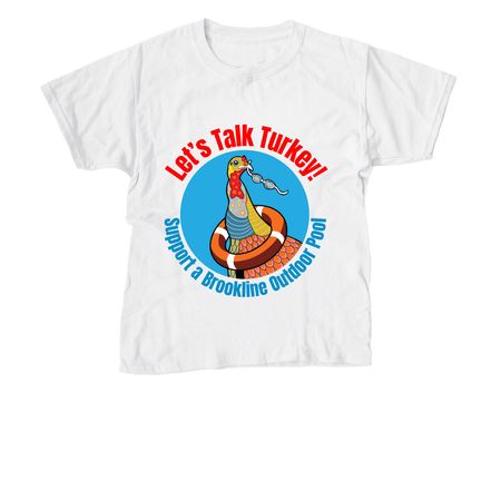 Dive in With Us white, a White Youth Unisex Tee