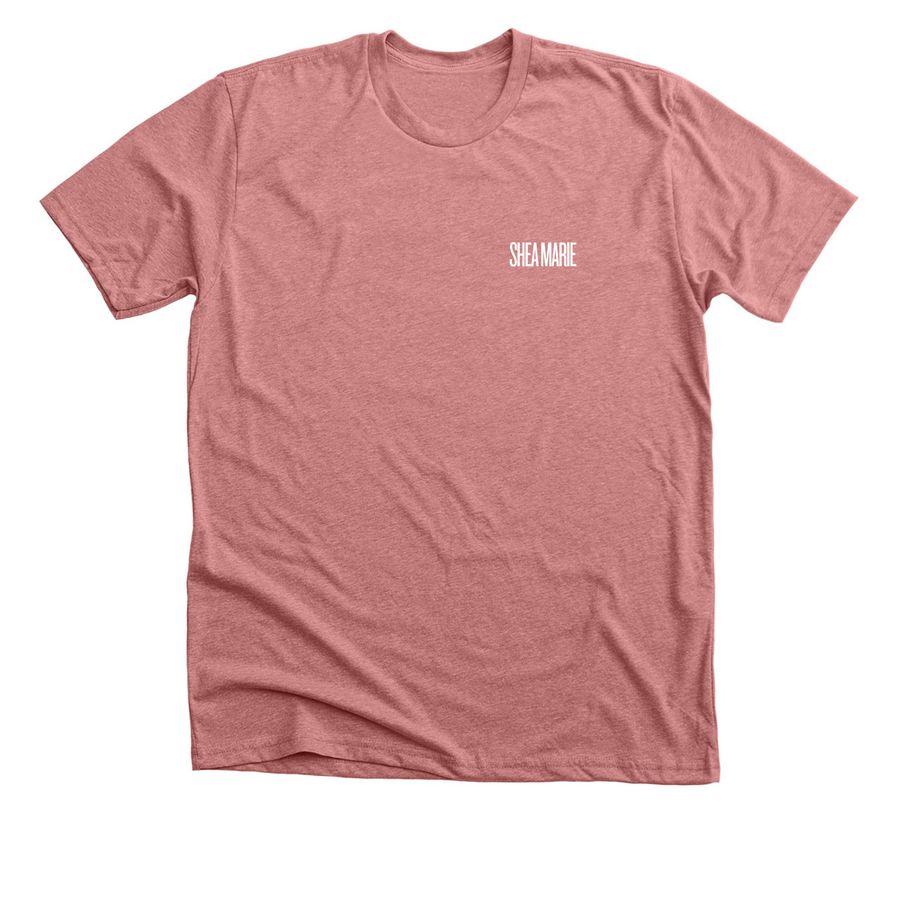 MTAE Merch 1.0, a Heather Mauve Premium Unisex Tee