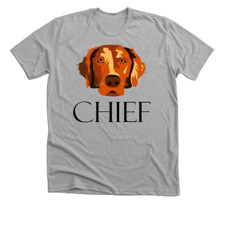 Chief Shirts Colored Design, a Athletic Heather Premium Unisex Tee