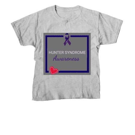 Hunter Syndrome Awareness, a Sport Grey Youth Unisex Tee