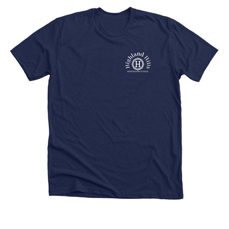 Highland Hills Spirit Gear, a Solid Navy Blend Premium Unisex Tee