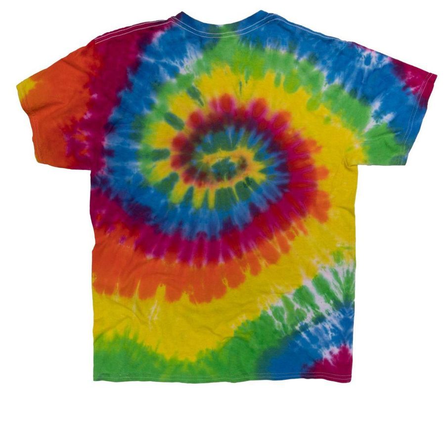 The River Logo - Tie Dye Apparel, a Moondance Classic Tie Dye Tee (back-view)