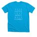 MICAH 6:8, a Neon Blue Premium Unisex Tee