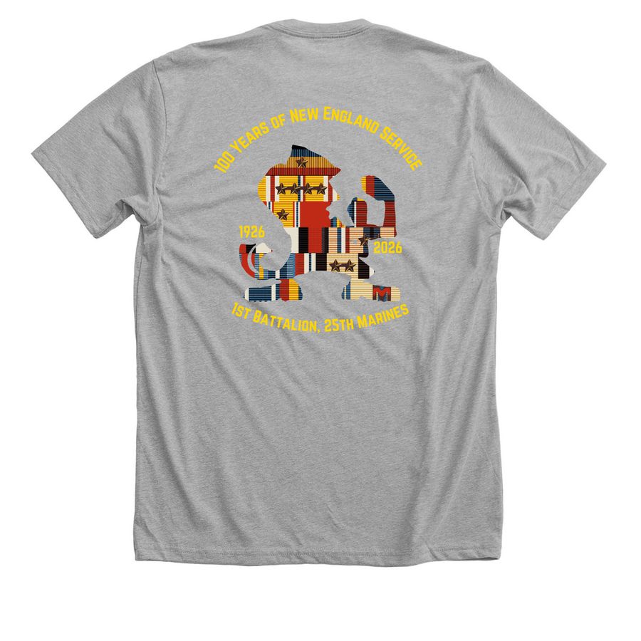 2026 Reunion Gear, a Athletic Heather Premium Unisex Tee (back-view)