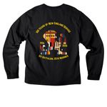 2026 Reunion Gear, a Black Unisex Heavyweight Long Sleeve Tee (back-view)