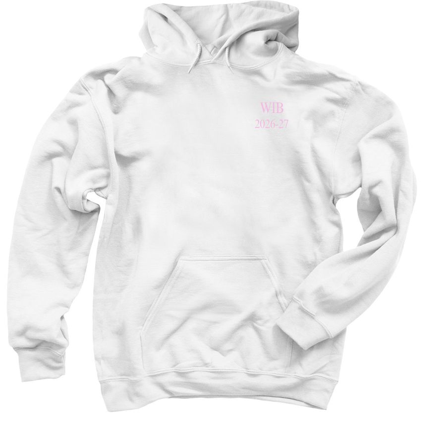 Women in Business WIB, a White Pullover Hoodie