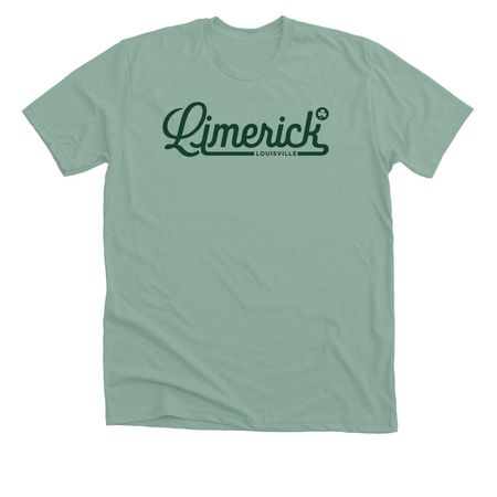 Limerick Neighborhood Gear, a Heather Dusty Blue Premium Unisex Tee