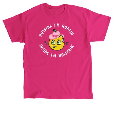 HOOTIN' AND HOLLERIN', a Heliconia Classic Unisex Tee