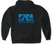 SPCA Logo Hoodie, a Black Gildan Softstyle Pullover Hoodie