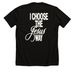 The Jesus Way Fundraiser!&nbsp;, a Solid Black Blend Premium Unisex Tee (back-view)