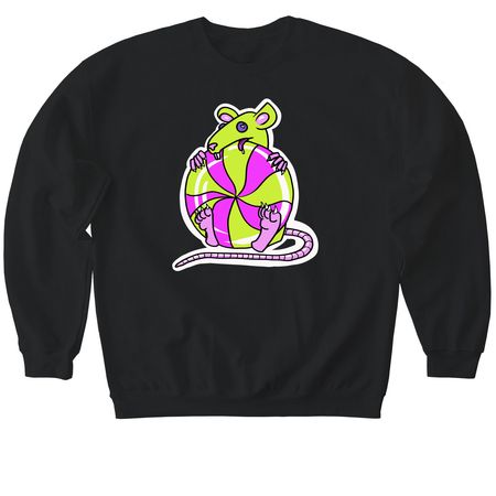 Liiiiick, a Black Softstyle Crewneck Sweatshirt