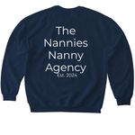 TNNA Logo&nbsp;, a Navy Softstyle Crewneck Sweatshirt (back-view)