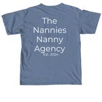 TNNA Logo&nbsp;, a Blue Jean Comfort Colors Unisex Tee (back-view)