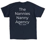 TNNA Logo&nbsp;, a Navy Classic Unisex Tee (back-view)