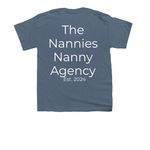 TNNA Logo&nbsp;, a Indigo Youth Unisex Tee (back-view)