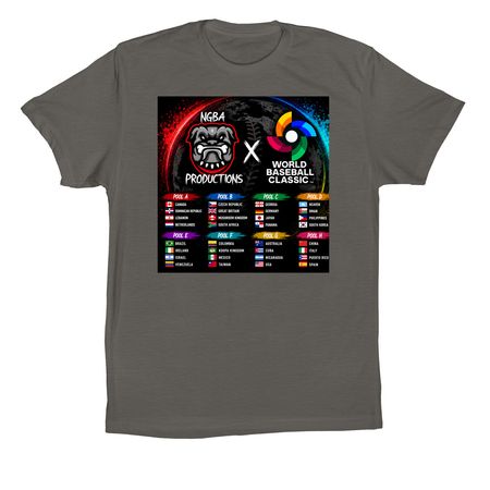 NGBA X WBC, a Asphalt Premium Cotton Tee