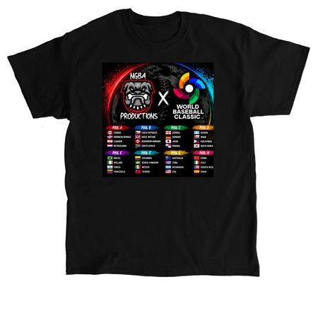 NGBA X WBC, a Black Classic Unisex Tee