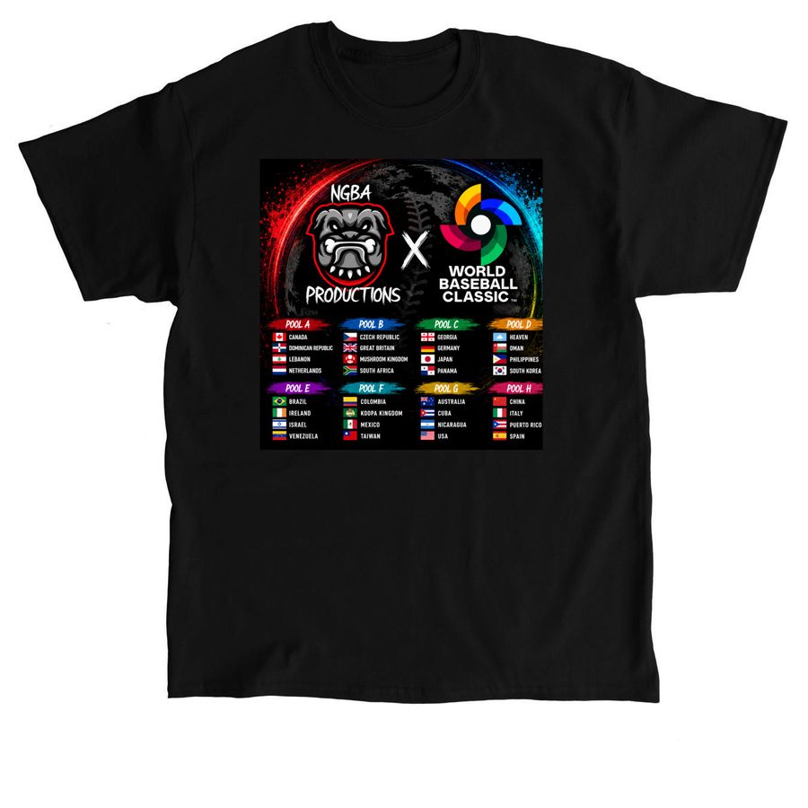 NGBA X WBC, a Black Classic Unisex Tee