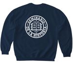 Seminary of the Story, a Navy Softstyle Crewneck Sweatshirt (back-view)