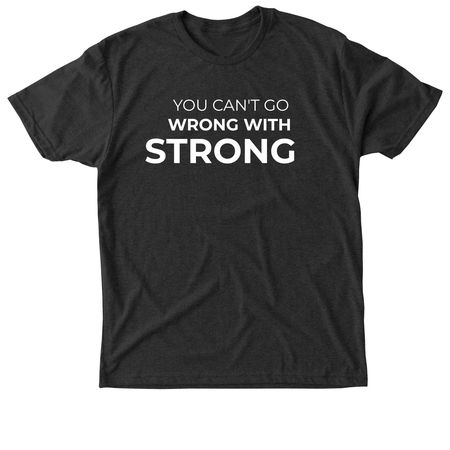 YOU CAN'T GO WRONG WITH, a Vintage Black Triblend Unisex Tee