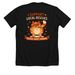 Support Local Rescues Tee ? Sunshine Farm Cat, a Solid Black Blend Premium Unisex Tee (back-view)