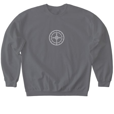 AUMC Youth Hoodie/Crewneck, a Charcoal Softstyle Crewneck Sweatshirt