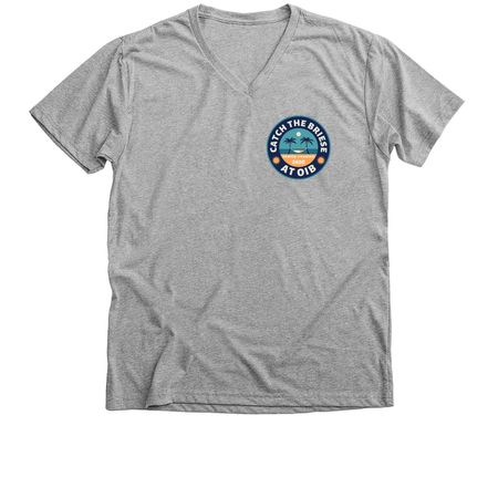 Briese Tees and Hoodies: Front Logo Only, a Athletic Heather Premium V-Neck Tee