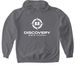 Outreach Hoodie - White Logo, a Charcoal Gildan Softstyle Pullover Hoodie