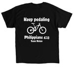 Pan mass, a Black Classic Unisex Tee (back-view)