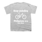 Pan mass, a Sport Grey Youth Unisex Tee (back-view)