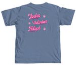 Foster Volunteer Adopt!, a Blue Jean Comfort Colors Unisex Tee (back-view)