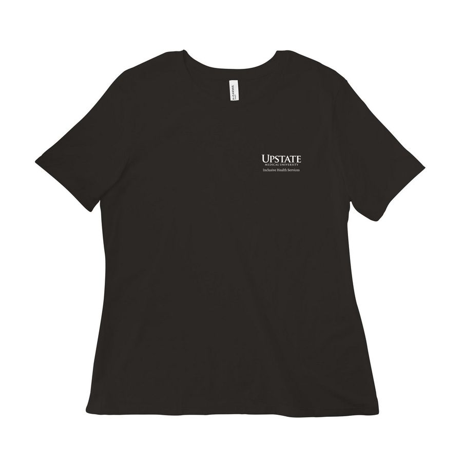 Feminine cut healthcare for all, a Black Women?s Relaxed Cotton Tee